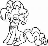 Pie Pinkie Coloring Pages Pony Little Harmony Girls Pinki Equestria Element Cartoon Color Girl Printable Print Kids Her Drawing Getcolorings sketch template