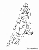 Jinete Coloriage Caballo Caballos Equestrian Ausmalbilder Cheval Pferd Galop Pferde Dressur Carreras Imprimer Colorier Galope Reiter Hellokids Equestre Galloping sketch template