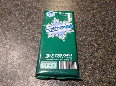 aldi excitemint spearmint gum   brand critic