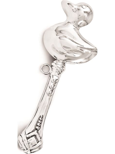 sterling silver duck rattle xmm walmartcom walmartcom