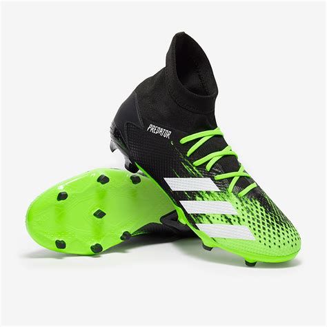 adidas predator  fg signal greenwhitecore black firm ground mens boots prodirect soccer