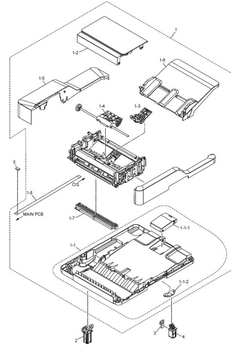 brother mfc jdw parts list  illustrated parts diagrams