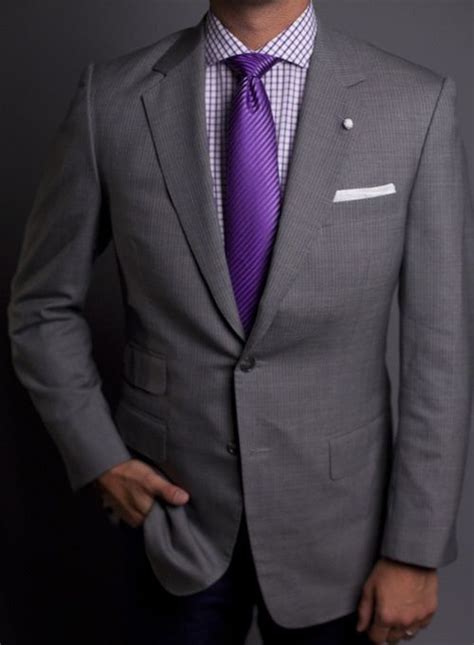 grey shirt  purple tie google search wedding suits men wedding