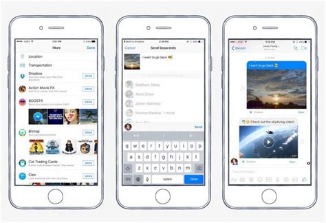 facebook messenger  ios gains native dropbox support mac rumors
