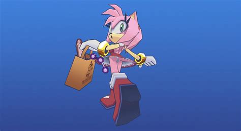 Rule 34 3d 3d Artwork Amy Rose Anal Beads Anthro Bag