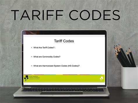 tariff codes