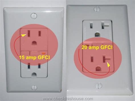 amp  amp gfci outlet  amp rated breaker checkthishouse