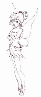 Emo Tinkerbell sketch template