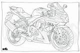 Colouring Motorcycle Adult Coloring Suzuki Pages Da Etsy Illustration Gsxr1000 Mens Sheets Zapisano Motocykle sketch template