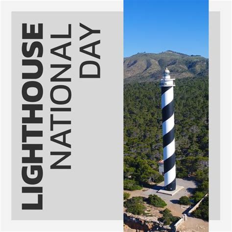 design wizard  national lighthouse day templates