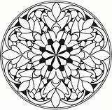 Dover Kaleidoscope Mandalas Zentangle Template sketch template
