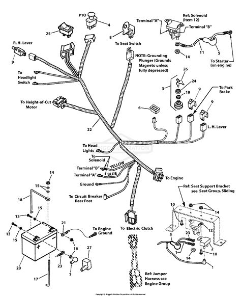 snapper  rzt   hp rzt twin stick  series parts diagram  electrical group