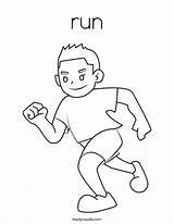 Running Boy Coloring Run Jog Pages Girl Template Colouring Color God Made Printable Print Twisty Noodle Change Outline Kids Twistynoodle sketch template