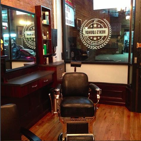 mens lounge barbershop spa