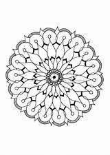 Mandala Beginners Simple Etsy Dot Patterns Coloring Painting Pages Pyrography Beginner Printable Pattern Colouring Store Choose Board sketch template