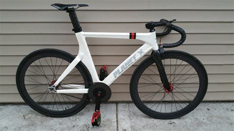 planet  pro carbon track bike pearl white frame chicago stolen bike registry