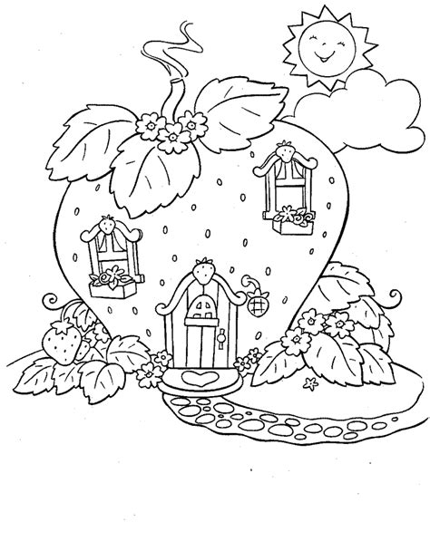 strawberry shortcake coloring pages learn  coloring
