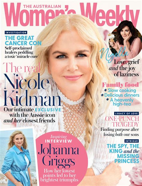 nicole kidman  australian womens weekly magazine   issue