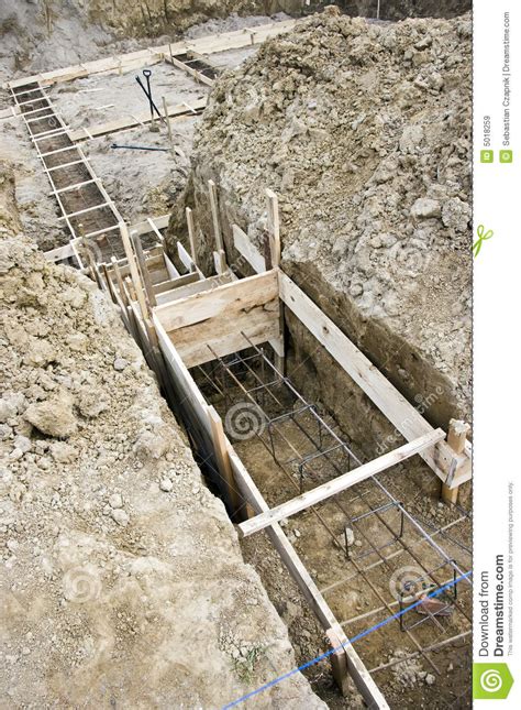 house foundations detail stock image image of base wooden 5018259