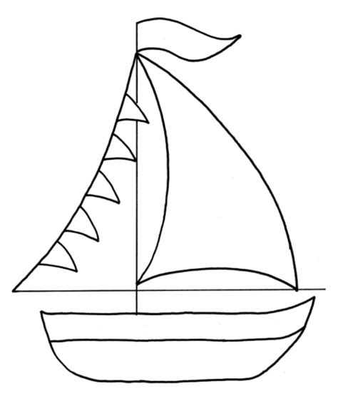images  nautical boat printable template boat coloring pages