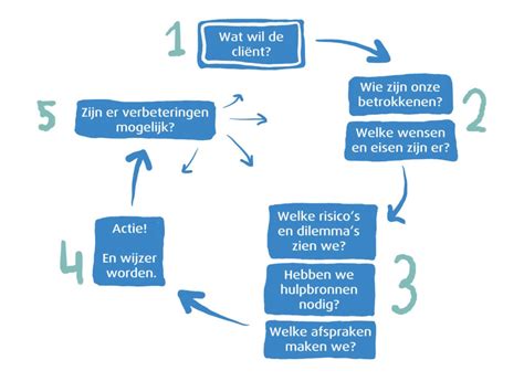 schematisch overzicht van de stappen  een infographic janna kool