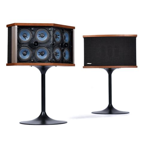 restored vintage  bose  series  speakers  tulip stands  equalizer