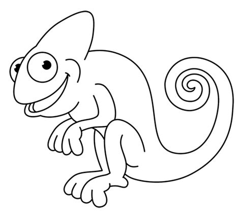 cartoon chameleon step by step drawing lesson