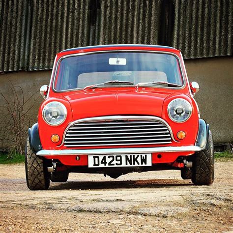 classic mini front  great stance  red mini cooper classic classic mini classic cars mini