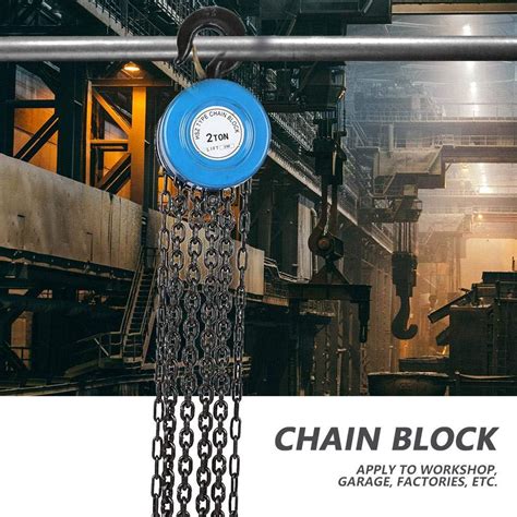 chain puller block fall chain hoist hand tools lifting chain  hook  lifting height