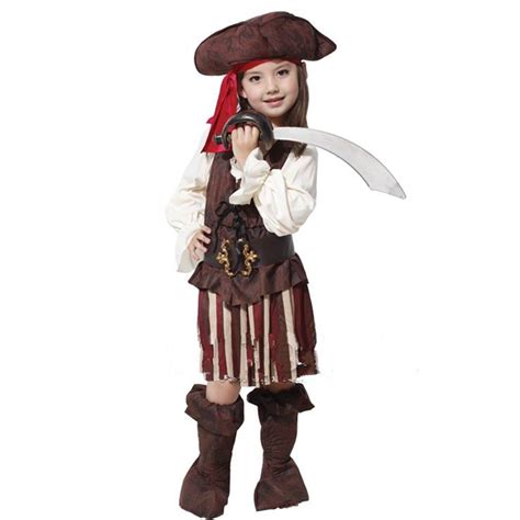 kids childrens day birthday party dress pirate captain costume cospaly