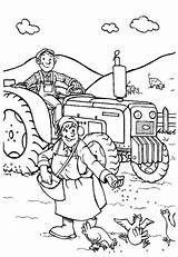 Coloring Farmer Farm Pages Couple Color Printable Getcolorings Getdrawings sketch template