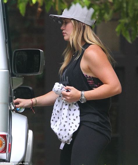 Hilary Duff Takes Son To Music Class Morning After Partying At Baseball
