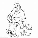 Hound Lava Valkyrie Skeleton Xcolorings Hog sketch template