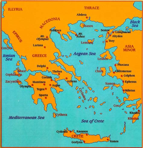 geography  history cortadura st eso unit  ancient greece