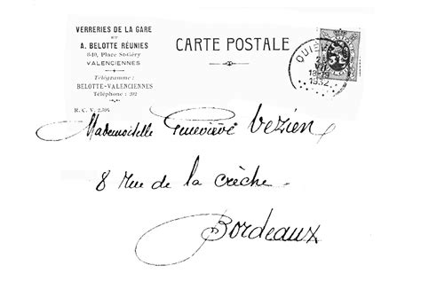 french address transfer french typography vintage lettering french script vintage ephemera
