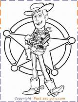 Woody Coloring sketch template