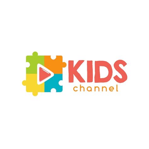 premium vector kids channel logo template