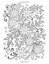 Coloring Pages Vine Wisteria Flowers Easy Designs Simple Template sketch template