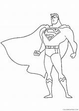 Coloring Pages Coloring4free Justice League Superman Heroes Related Posts Printable sketch template