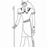 Egipcio Horus Egipto Egipcios Ra Dioses Egipcia Deidad Antiguo Hellokids Egyptian sketch template
