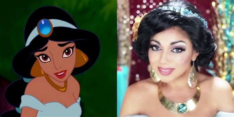 watch this woman transform into princess jasmine from aladdin