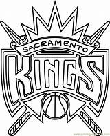 Kings Coloring Pages Sacramento Nba Angeles Los Color Coloringpages101 Getcolorings sketch template