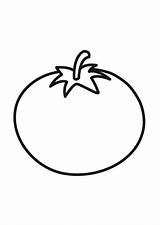 Tomato Coloring Pages Getdrawings sketch template