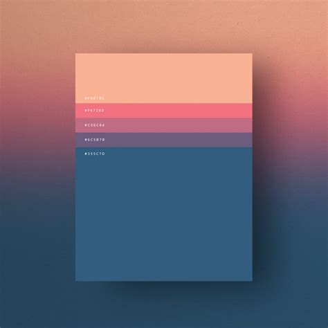 beautiful color palettes    design project