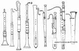 Oboe Fagott Instruments Schalmei F1online Pommer Woodwind Alten Formen Verschiedene Www1 Shawm sketch template