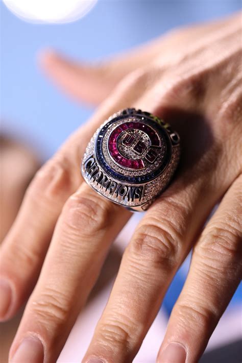 cubs ring ceremony saturated  history chicago tribune