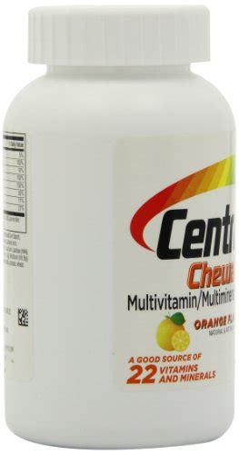 centrum chewable multivitamin orange flavored  tablets import