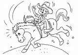 Cowboy Coloring Pages Printable sketch template