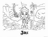 Jake Coloring Pages Pirate Printable Izzy Pirates Neverland Print Never Land Cubby Getcolorings Getdrawings Kids Freekidscoloringpage sketch template