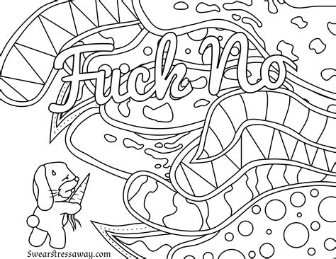 swear word coloring pages printable  getcoloringscom